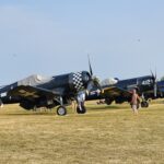 A bunch of WWII Corsairs