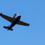 Departing seaplane