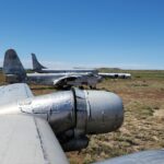 On the wing of the KC-97